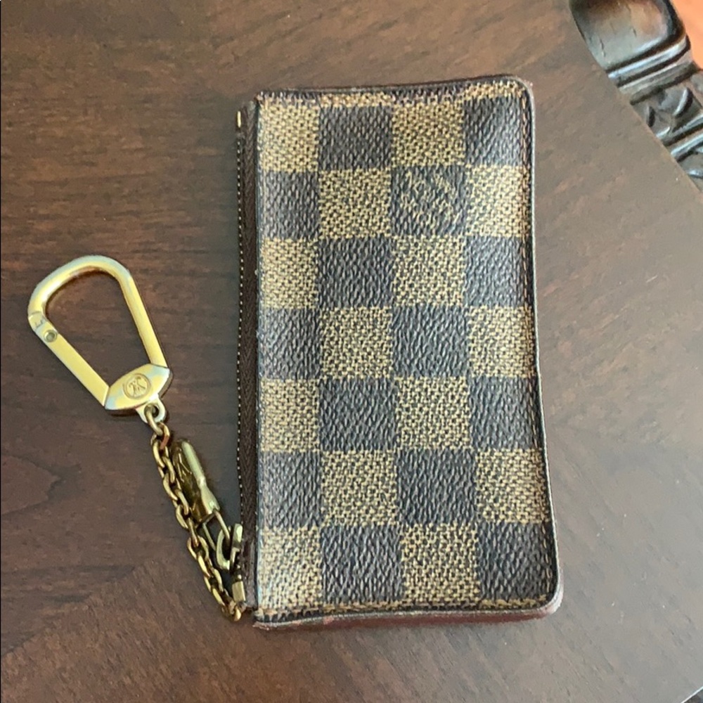 Louis Vuitton Ebene coin purse